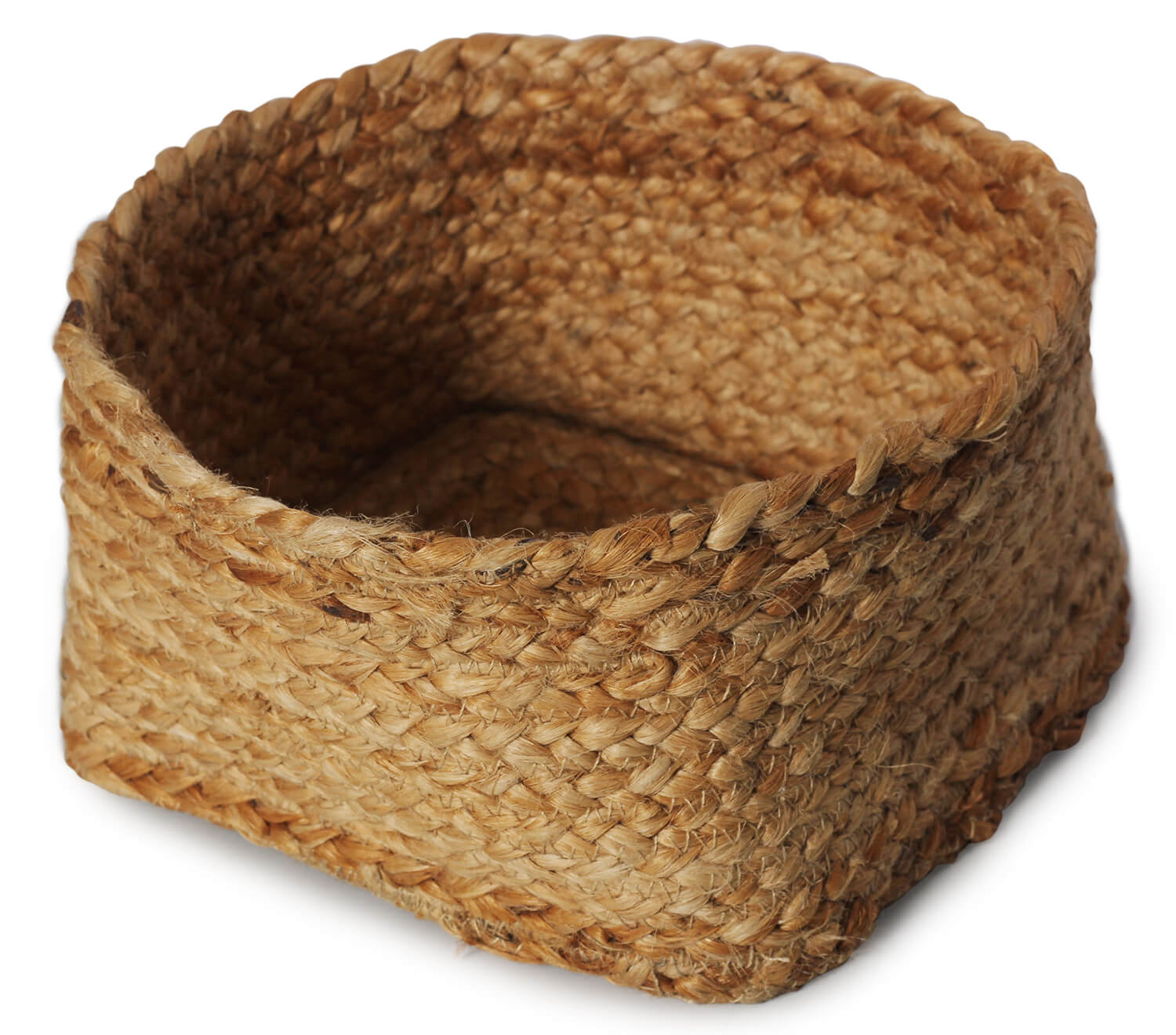 ArtistryBazaar Jute Storage Basket,  Basket Living Room, Soft Cotton Rope Basket ,Stuffed Animal Toy Basket Organizer Bins, Woven Basket.